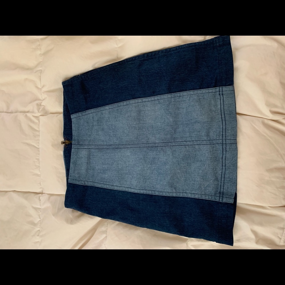 Free People Modern Femme Denim Skirt